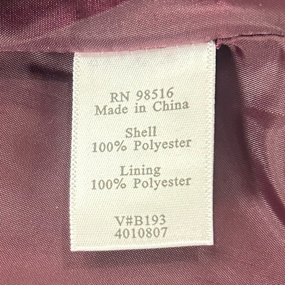 Coldwater Creek Blazer with Shades of Red, Burgundy, Plum and Gold. Size PXL - Picture 10 of 11